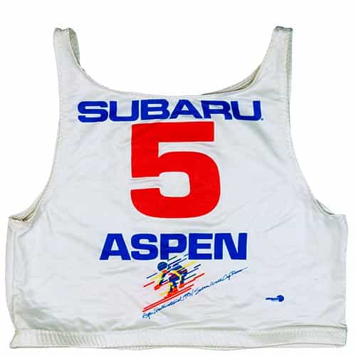 1983 Subaru Aspen Winternational Vintage Race Bib #5
