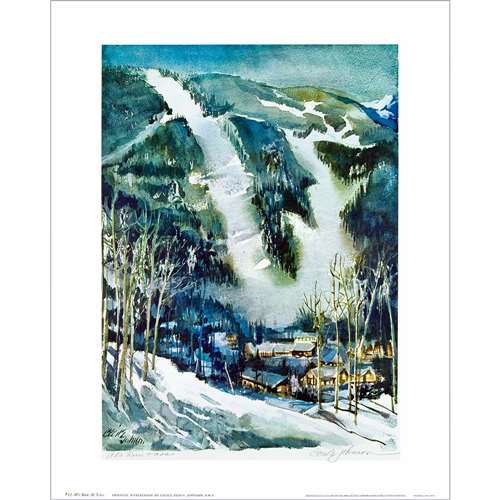 Taos, NM, Als Run Ski Poster By Cecile Johnson