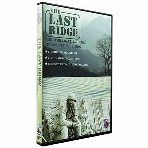 DVD The Last Ridge - 10th Mountain Division Story Told by 10th Vets