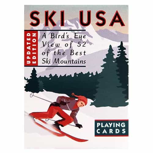 Playing Card Deck of Ski Areas