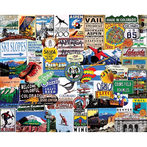 Jigsaw Puzzle I Love Colorado, 1000 Pieces