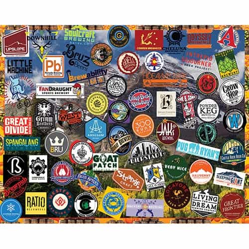 Jigsaw Puzzle Colorado Craft Beers, 1000 Pieces