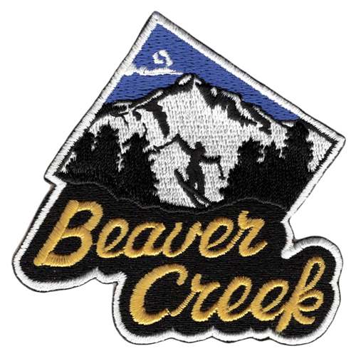 Beaver Creek Ski Area Embroidered Iron On Patch