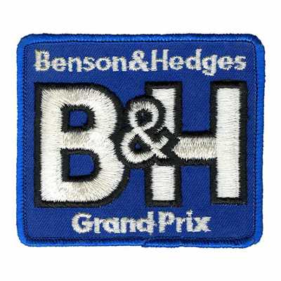 Benson & Hedges Blue Grand Prix Ski Patch