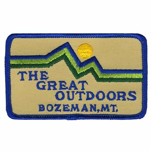 Bozeman Montana Great Outdoors Vintage Patch