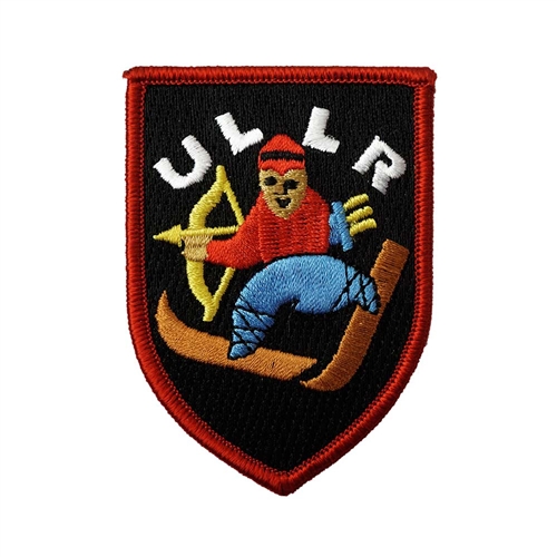 Ullr Embroidered Small Ski Patch, 1 1/2 x 2 1/2 inces