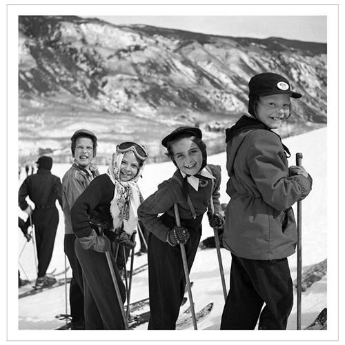 Girls In Ski School Photo