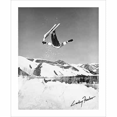 Vintage photo of Corey 'Corky' Fowler Sun Valley (Black & White or Sepia, 2 Sizes: 8 x 10 and 11 x 14 inches)