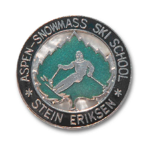 The Late Stein Eriksens Coveted Snowmass Ski School Vintage Pin