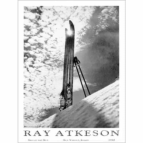 Skis Sun, Ray Atkeson Ski Poster