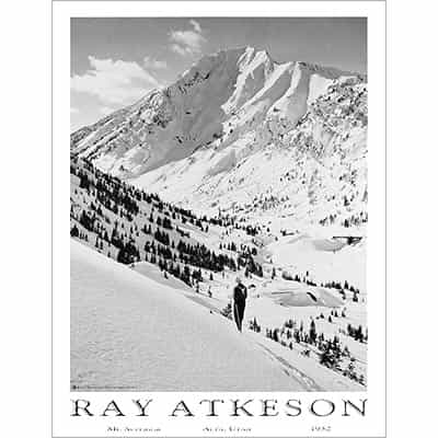 Alta and Mount Superior, Ray Atkeson Ski Poster