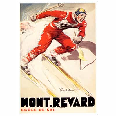 Mont Revard Ski Poster (2 Sizes)