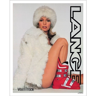 Lange Classic Ski Poster - Warm Inside