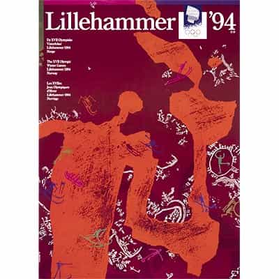 1994 Lillehammer Winter Olympics Poster