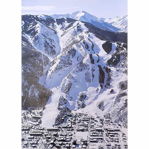 1974 Aspen Mountain Original Vintage Ski Poster