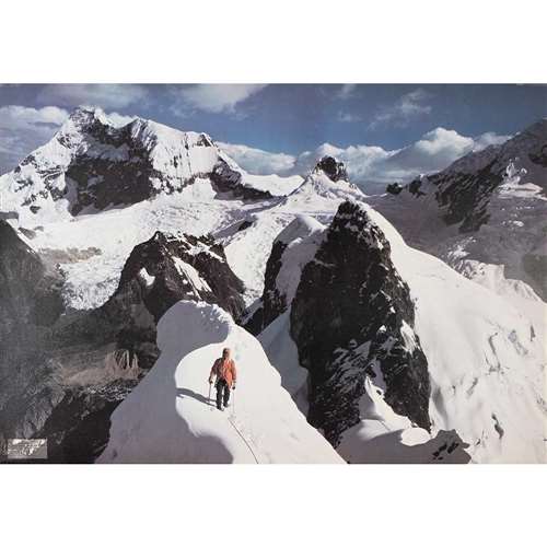 Cordillera Blanca, Peru Original 1973 Poster, 21 x 30 inches