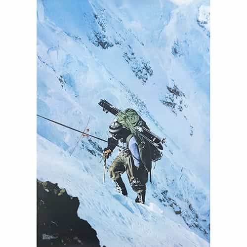 1972 Climber on Mt. McKinley Original Ski Poster