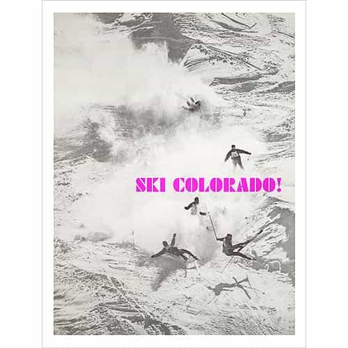 Aspen Highlands 'Bash For Cash' Ski Poster (3 Sizes) Size: 18 x 24 in.,  22 x 28 in. & 30 x 40 inches.