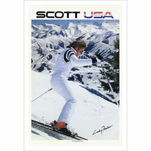 Corey Corky Fowler Scott Boot Ski Poster