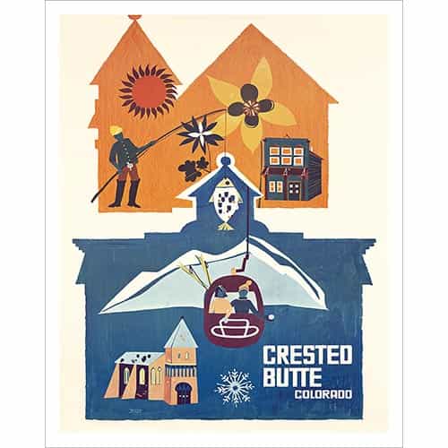 Crested Butte CO Poster