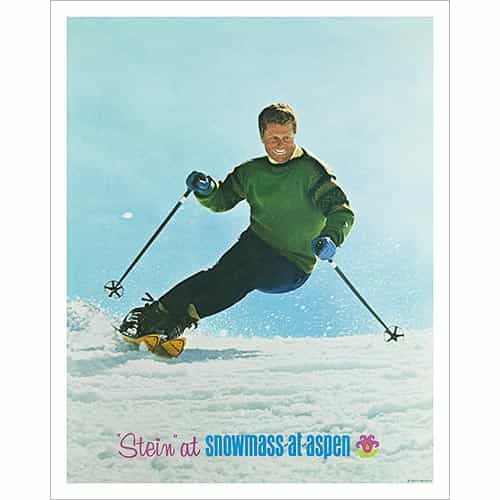 Stein Eriksen at Snowmass in 1967 Ski Poster, 2 sizes 18 x 24 & 22 x 28 inches.