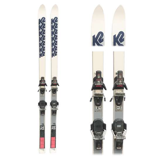 1980's K2 712 Competition Slalom Skis with Look Killy Bindings