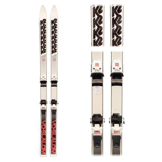 1980's K2 VO Slalom Vintage Skis with Marker M46 Bindings