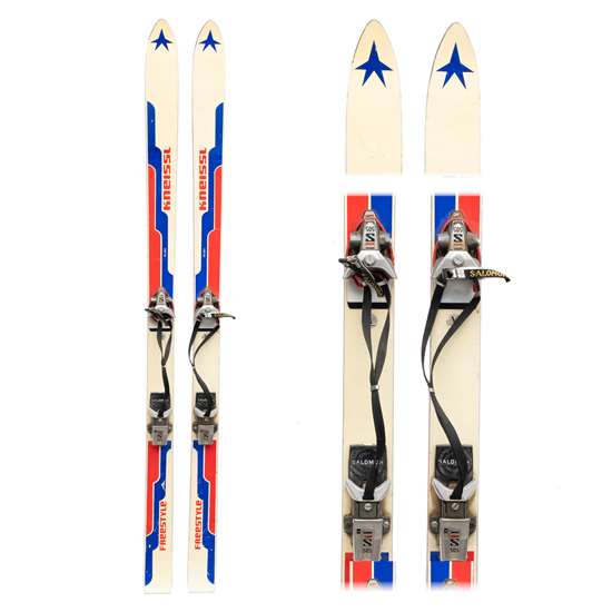 1970's Kneissl Freestyle Vintage Skis with Salomon 505 Bindings