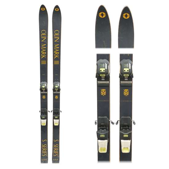 1970's Mark 111 S Series Downhill Skis with Newer M38 Bindings