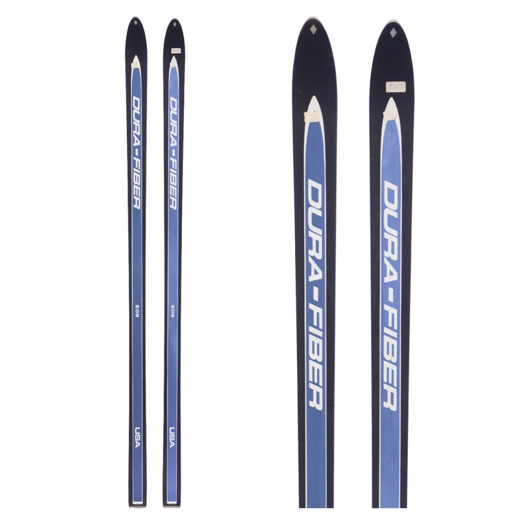 1970s Unmounted Dura Fiber Vintage skis in perfect condition