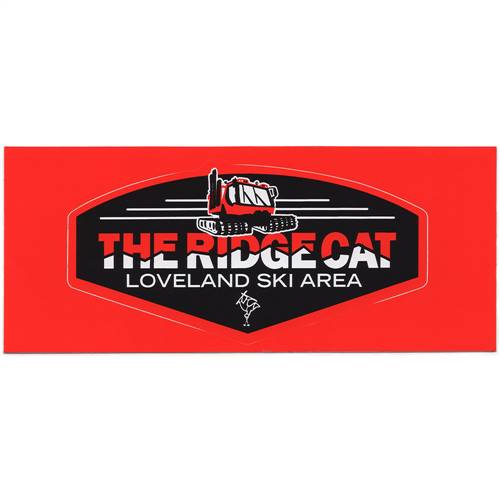 Loveland Ridge Cat Ski Sticker for Skis and Snowboards