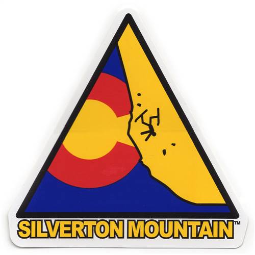 Silverton Mountain, Colorado Ski Helmet Sticker