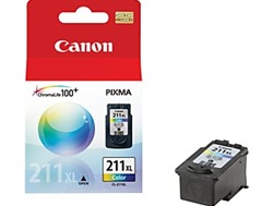 Canon CL-211XL Genuine Tri-Color Inkjet Ink Cartridge