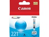 Canon CLI-221C Genuine Cyan Ink Cartridge 2947B001