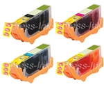 Canon CLI-251XL 4-Pack Compatible Black Ink Combo