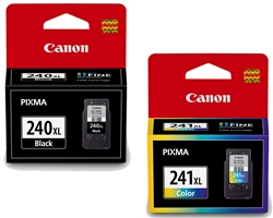 Canon PG-240XL/ CL-241XL Genuine Ink Cartridge Combo