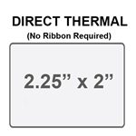 Direct Thermal 12 Rolls of 2.25 X 2 Inch Label