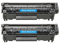 HP CF283X Compatible Toner Cartridge 83X 2-Pack