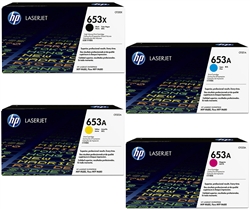 HP M680 CF320X/CF321A-3A Genuine Toner Cartridge Combo