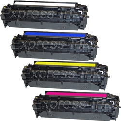 HP CF380X/ CF381A-3A Compatible Toner Cartridge Combo