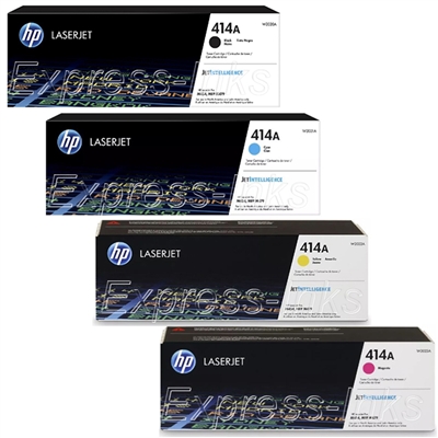 HP W2020A-3A (414A) Genuine Color Toner Cartridge Combo