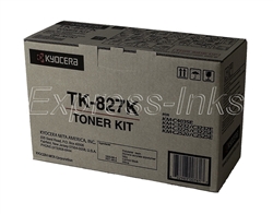 Kyocera Mita TK-827K Genuine Black Toner Cartridge