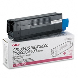 Okidata 42127402 Genuine Magenta Toner Cartridge Type C6