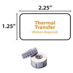 Zebra 800272-125 Thermal Transfer Label Paper
