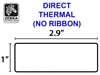 Zebra LD-R3TU5B Direct Thermal White Label Paper