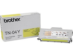 Brother TN04Y Genuine Yellow Toner Cartridge