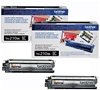 Brother TN210BK 2-Pack Genuine Black Toner Cartridge Combo