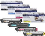 Brother TN221 4-Pack Genuine Color Toner Cartridge Combo