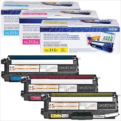 Brother TN315 3-Pack Genuine Color Toner Combo