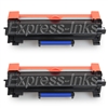 Brother TN760 Compatible 2-Pack Toner Cartridge TN-760